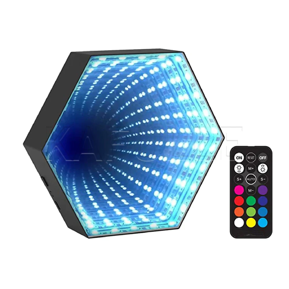 Mirror Light Patent Indoor Smart Lighting Decoration Gaming Room Smart RGB LED Wall Light view 2