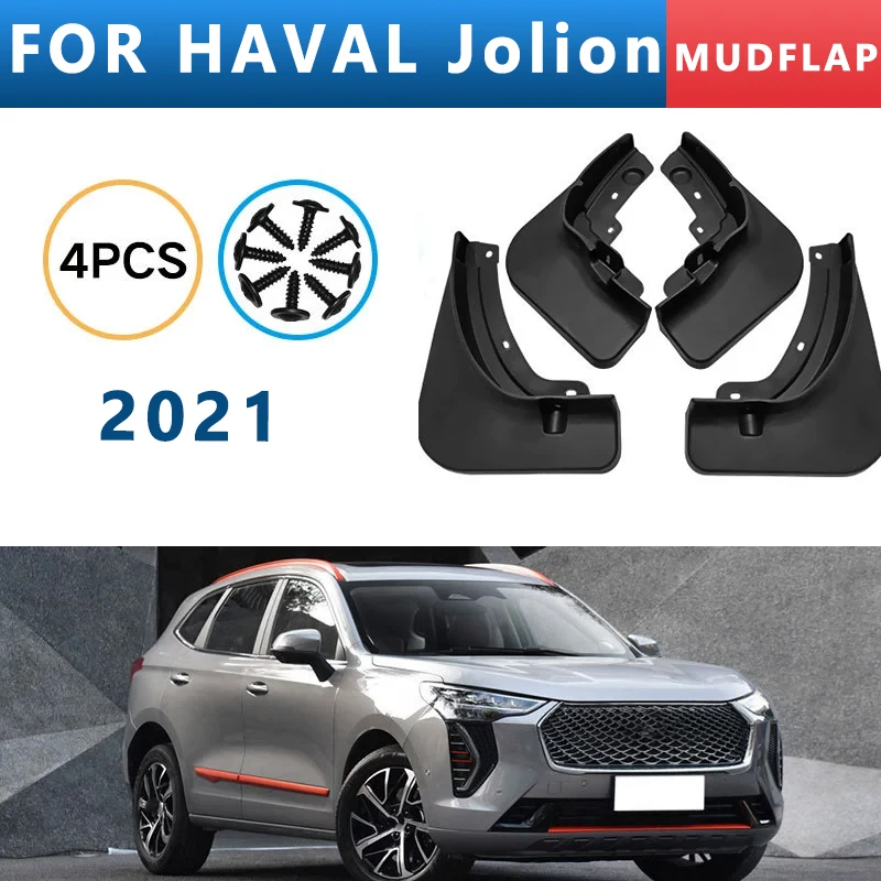 

Mud Flaps Fit for HAVAL Jolion 2021 Mudguards Tire Fenders Splash Proof Accessories Wheel Guards 4ps