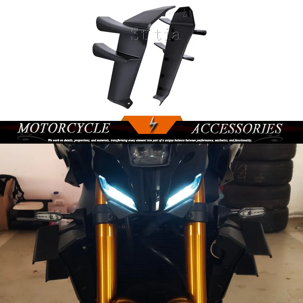 

For YAMAHA MT-09 SP 2017-2025 MT09 MT 09 Motorcycle Accessories Sport Downforce Naked Side Spoilers Aerodynamic Wing Deflector