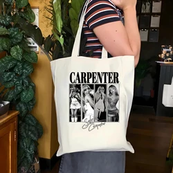 Borsa a tracolla portatile da concerto di moda da concerto da donna Vintage safrost Carpenter 2024 Tour tote bag