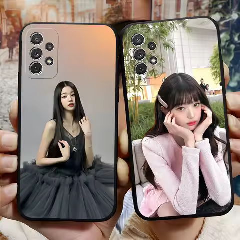 Ive Kpop Wonyoung Rei Phone Case for Samsung Galaxy S24 S23 S22 S20 S21 Ultra Fe Plus M54 A34 A54 A24 A52 A53 Coque