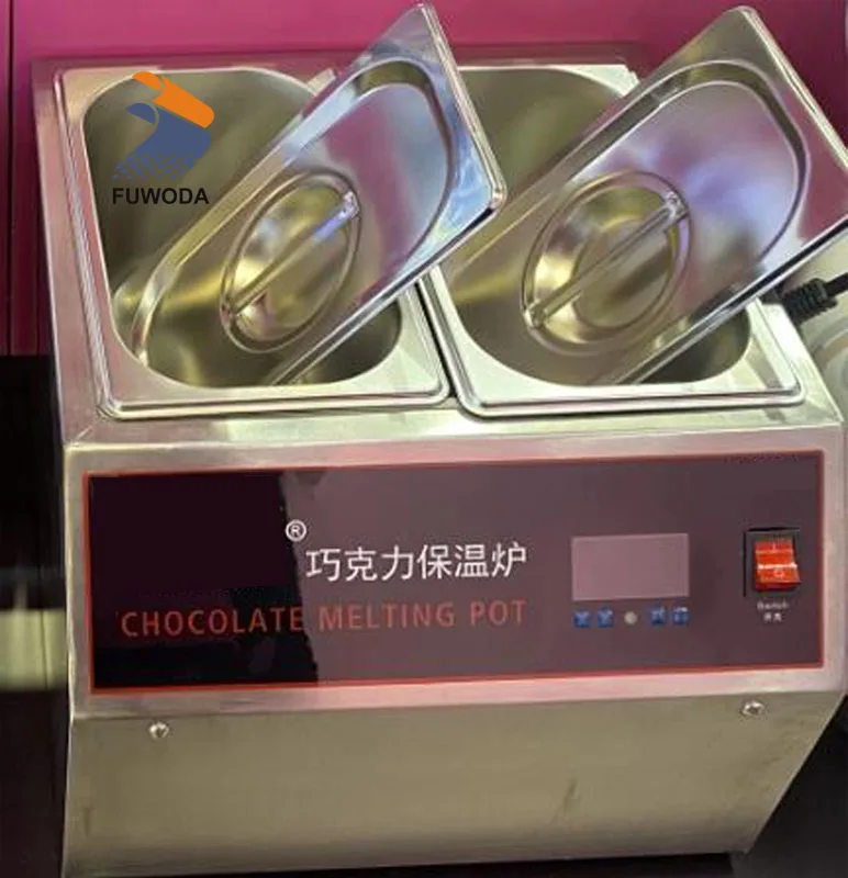 2.5L*2 & 5L Food Insulation Pot Chocolate Melting Machine Chocolate Warmer with Stainless Steel