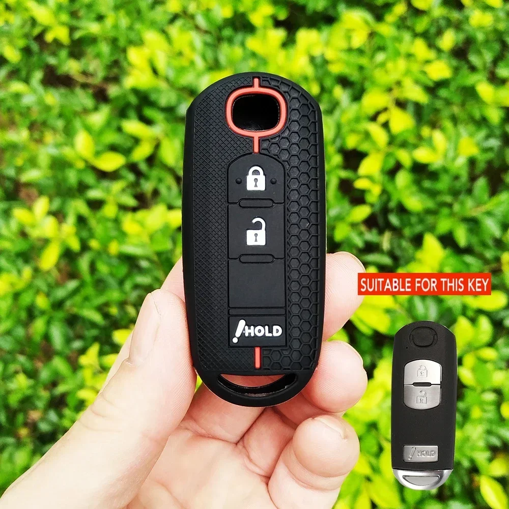 Silicone Car Remote Key Case Cover for Mazda 2 3 6 Atenza Axela Demio CX-5 CX5 CX3 CX7 CX-9 2015 2016 2017 2018 2019 Accessories