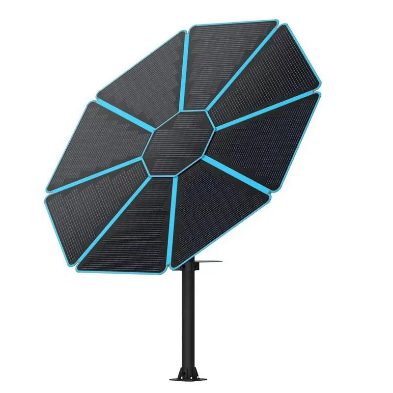 Solar sunflower One axis solar tracker manual tracking Multi-function