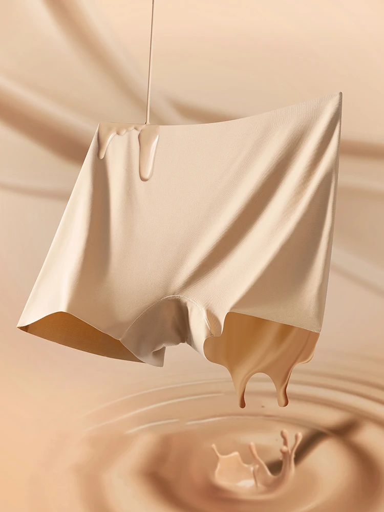 Naadloze Veiligheid Korte Broek Zomer Vrouwen Plus Size Boxers Vrouwelijke Anti Rub Veiligheidsshorts Broek Slipje Hoge Taille Ondergoed