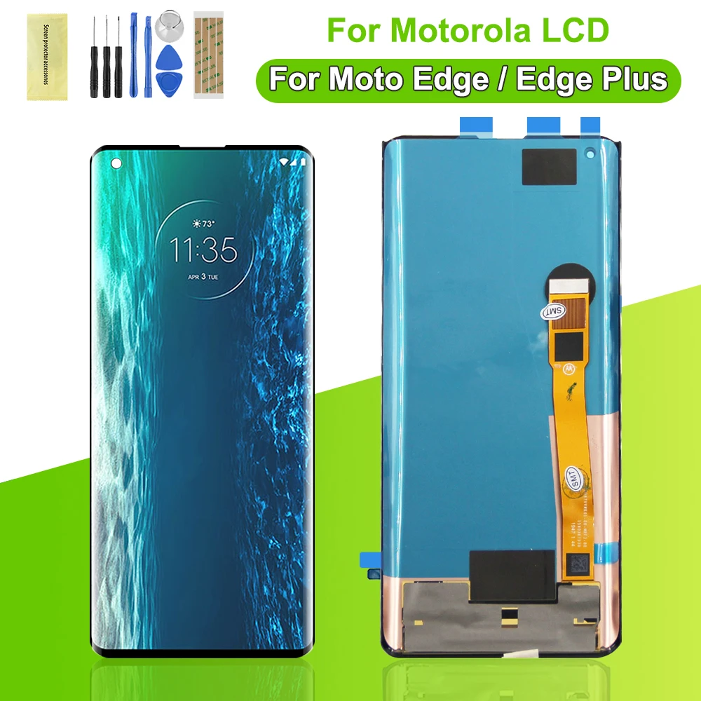 6.7'' For Motorola Moto Edge+ XT2061-3 LCD Display Touch Screen Digitizer For Moto Edge Display for moto edge plus lcd