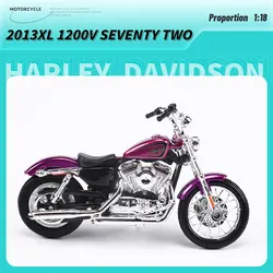 Maisto 1:18 Harley-Davidson klasyczna symulacja stopu Model motocykla zabawka samochód zbierania