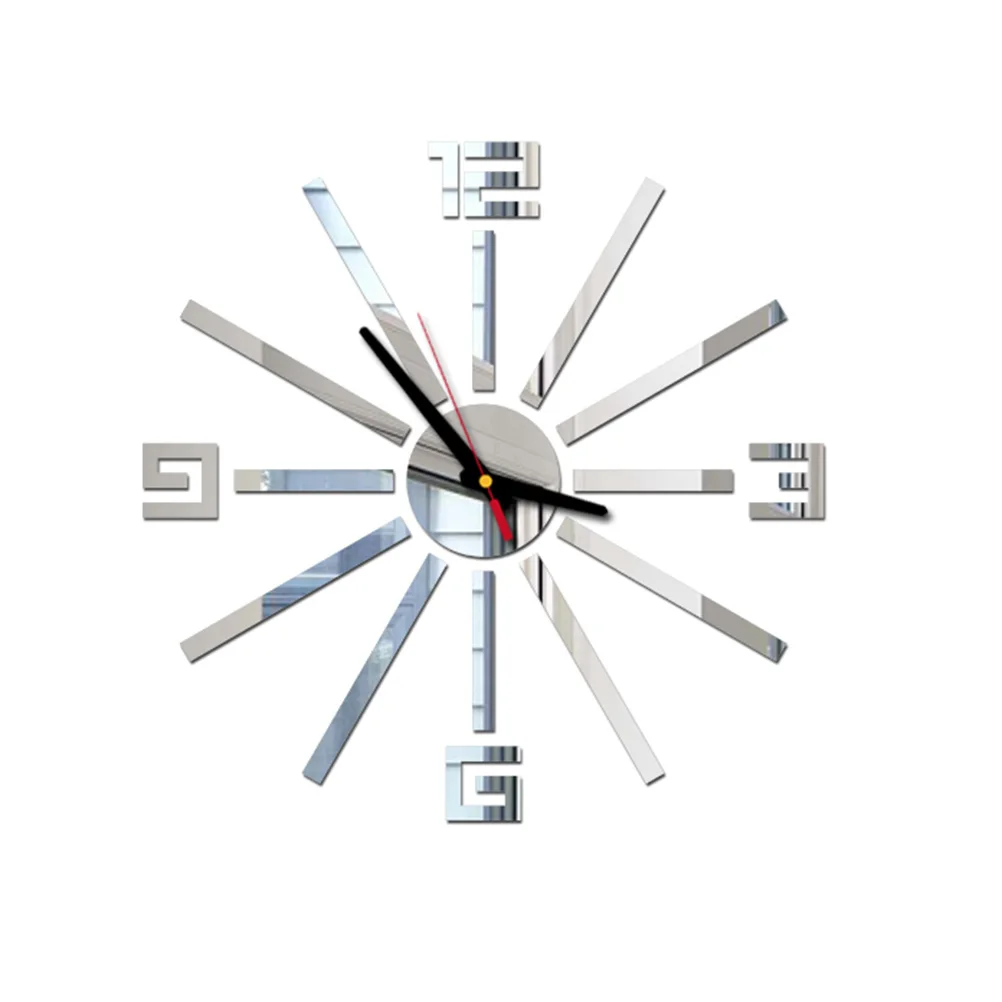 

Acrylic Wall Clock Simple Silent Sweep Movement No Ticking For Bedroom Living Room Kitchen Office Home Decor Large Clear Numbers