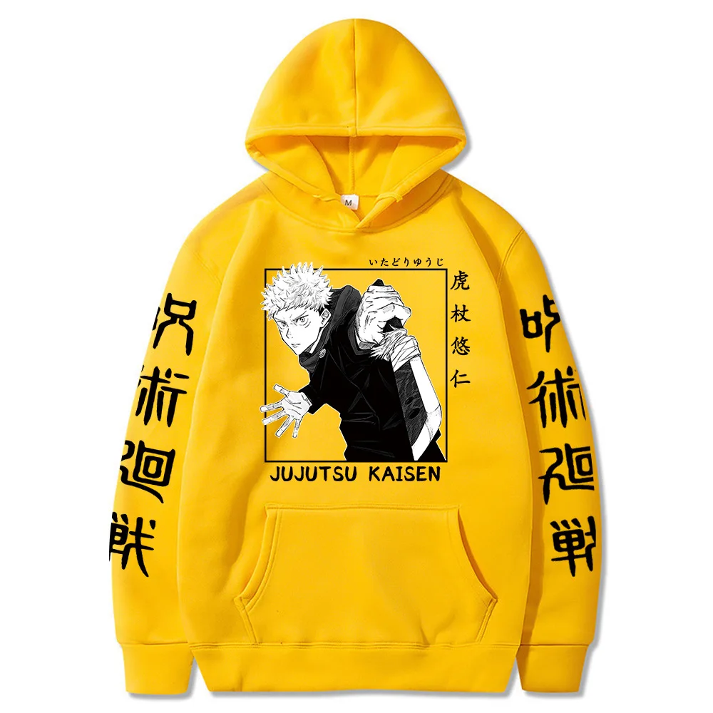 Jujutsu Kaisen Anime Characters Cartoon Characters Handsome Casual Hoodies Fashion Women's Clothing Street Style Sports