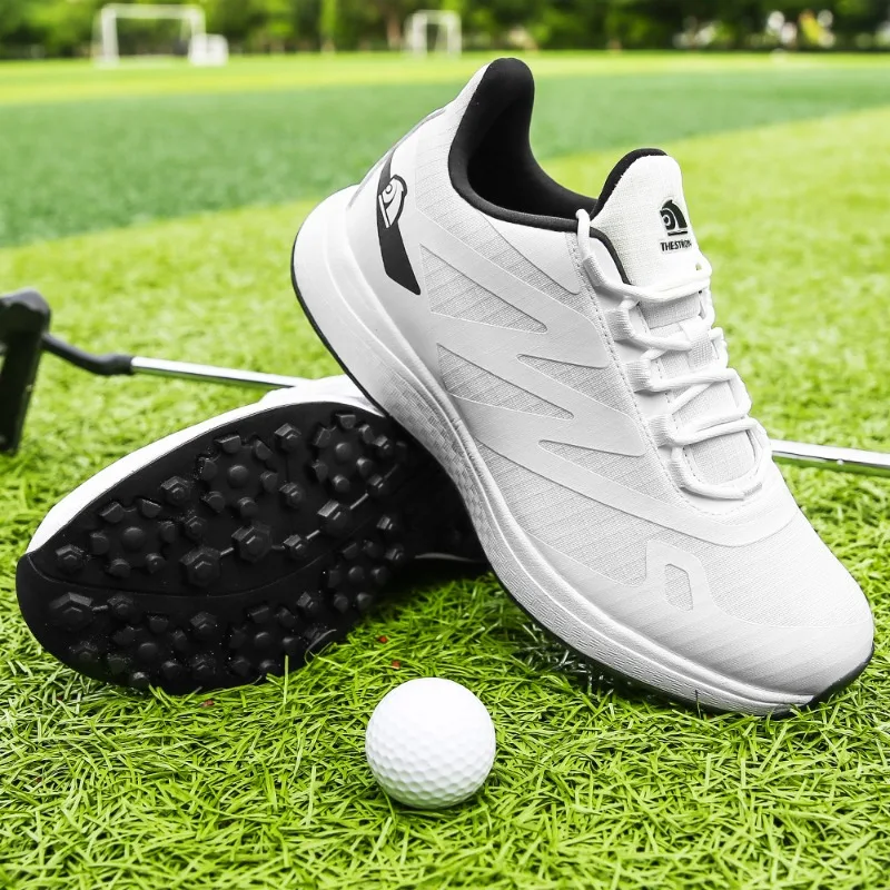 Professionele Golfschoenen Heren Ademende Gymschoenen Voor Heren Topkwaliteit Golftraining Man Antislip Sportschoen Heren