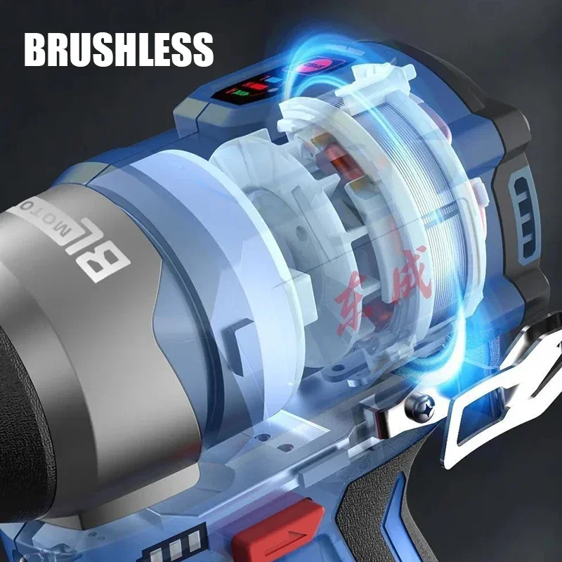 Imagem -05 - Dongcheng-cordless Impact Screwdriver Recarregável Plataforma Bateria Universal sem Escova 12v 140nm 3300rpm Modos de Trabalho Dcpl04