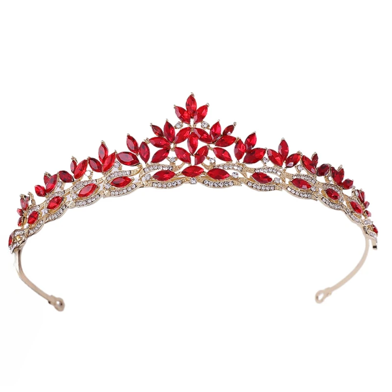 

*Bridal Headwear Gold/Silver-Colour Women's Fashion Wedding Crown Birthday Tiaras Crown Queen Party Headband