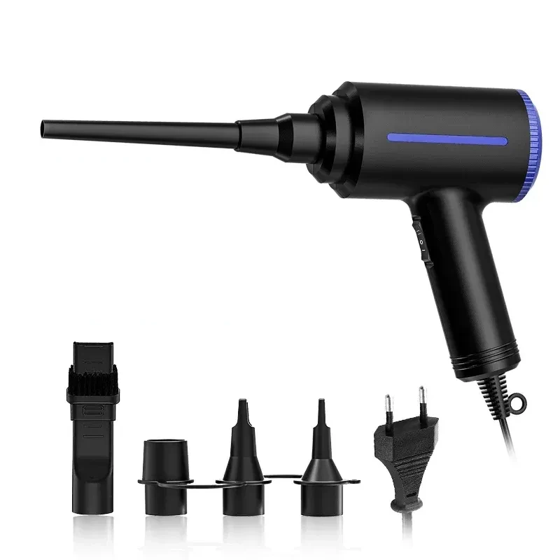 منفاخ هواء كهربائي لمنظف الكمبيوتر ، منفضة لاسلكية ، علبة مضغوطة ، جامع الغبار ، تنظيف لوحة مفاتيح الكمبيوتر