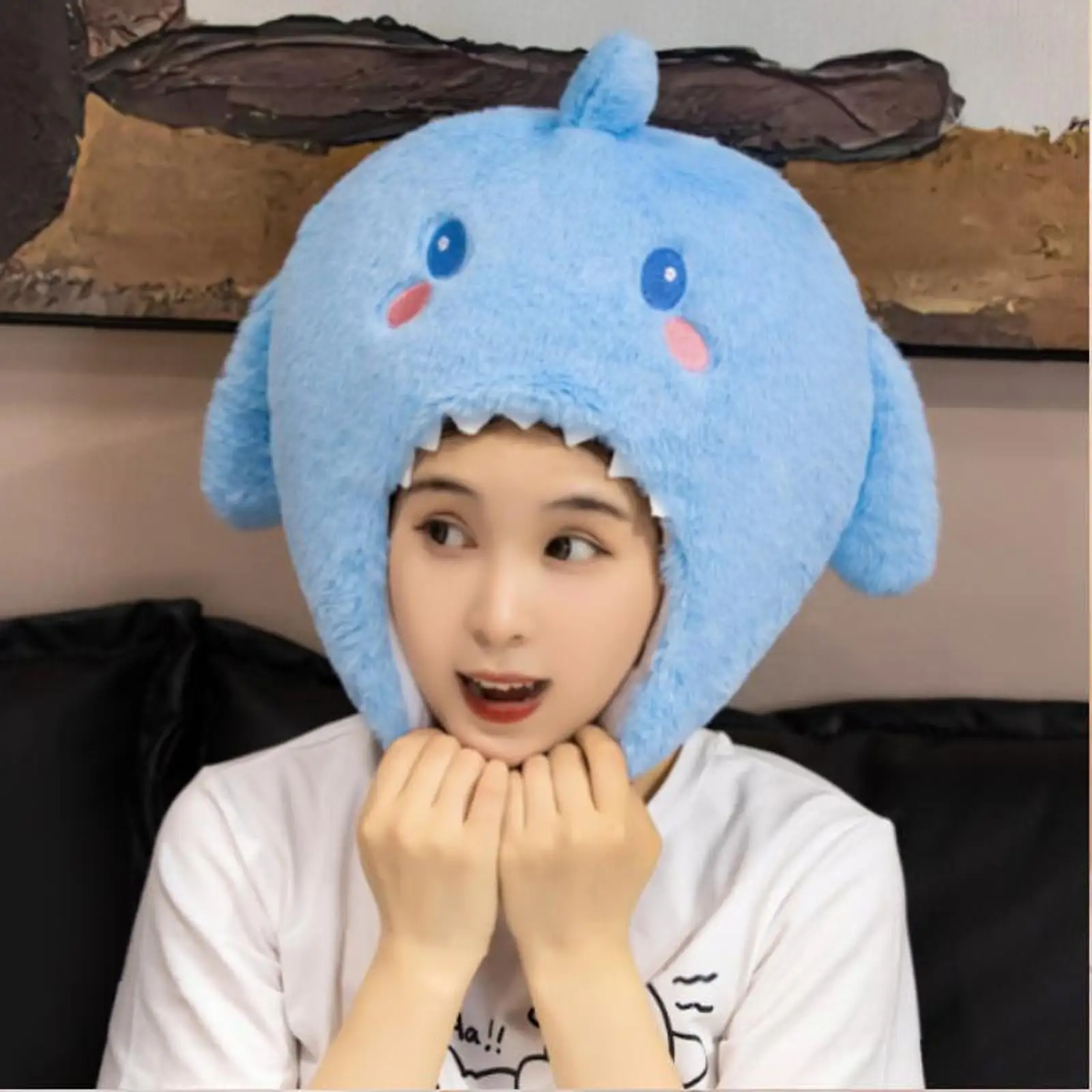 

Breathable Shark Hat Cap Headwear for Masquerade Birthday Party Graduation