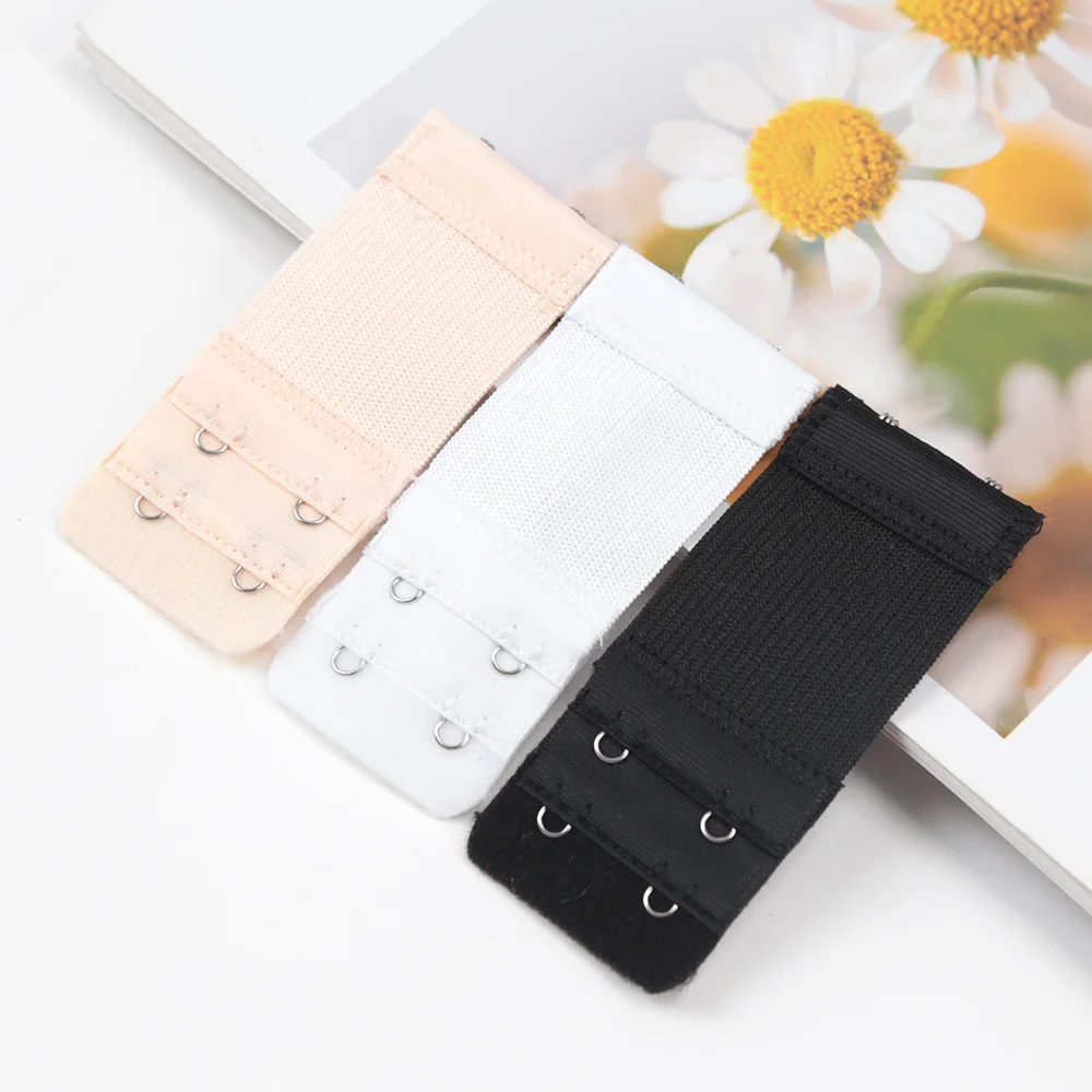 

3PCS/Set Women Bra Extender Elastic Bra Extension Strap Hook Clip Expander Adjustable Belt Intimates Accessories