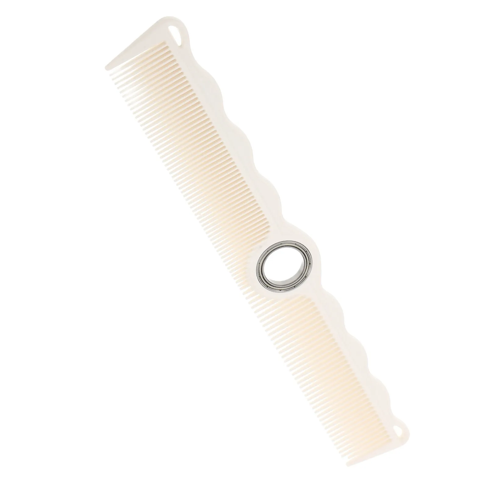 Rotating Pin Barber Comb Ergonomic Rotatable Fine Wide Tooth Hair Cutting Comb for Men Women Hair Styling Salon