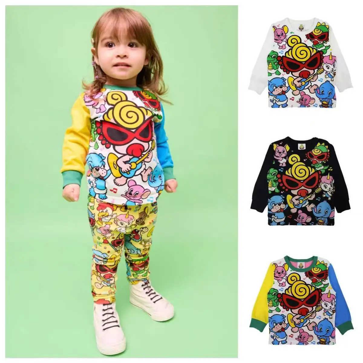 

Модный детский хлопковый свитшот на осень/зиму 2025 г.