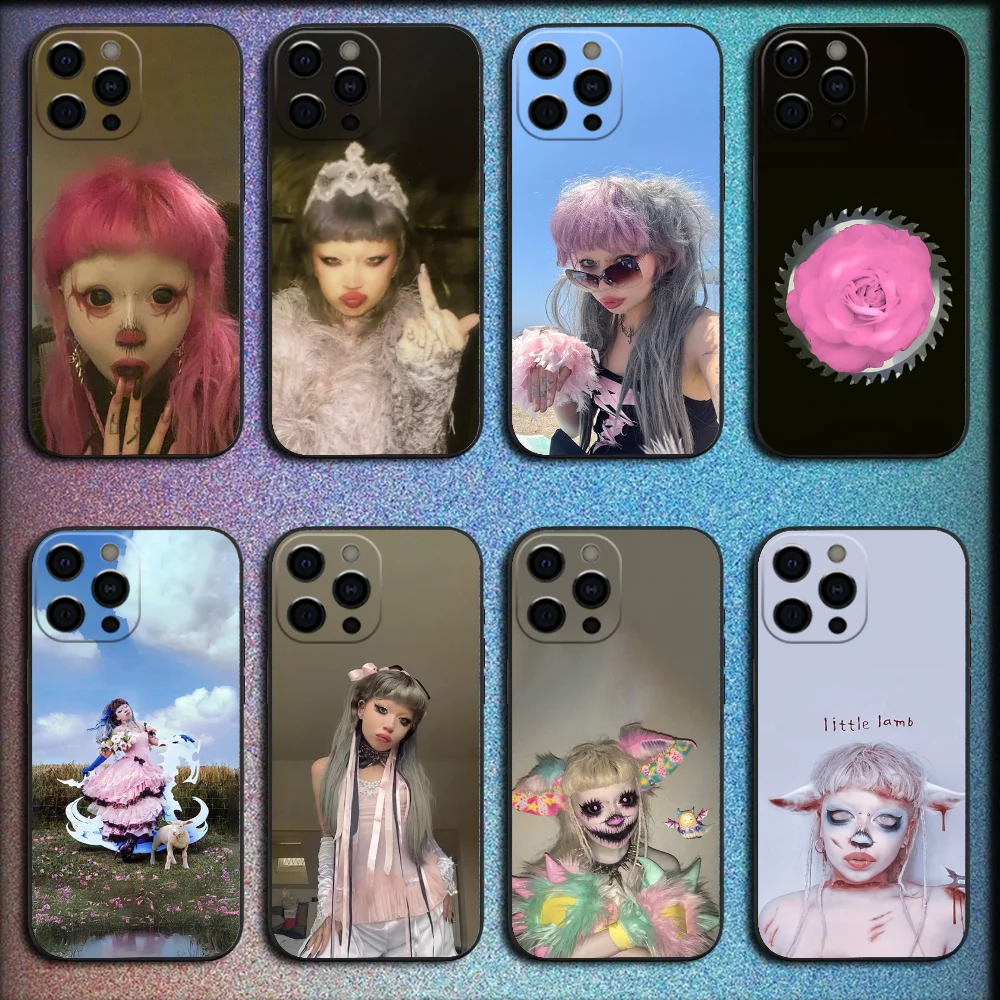 

Singer J-Jazmin B-Bean Phone Case For iPhone 16,15,14,13,12,11,Pro,X,XS,Max,XR,Plus,Mini Soft Black Cover