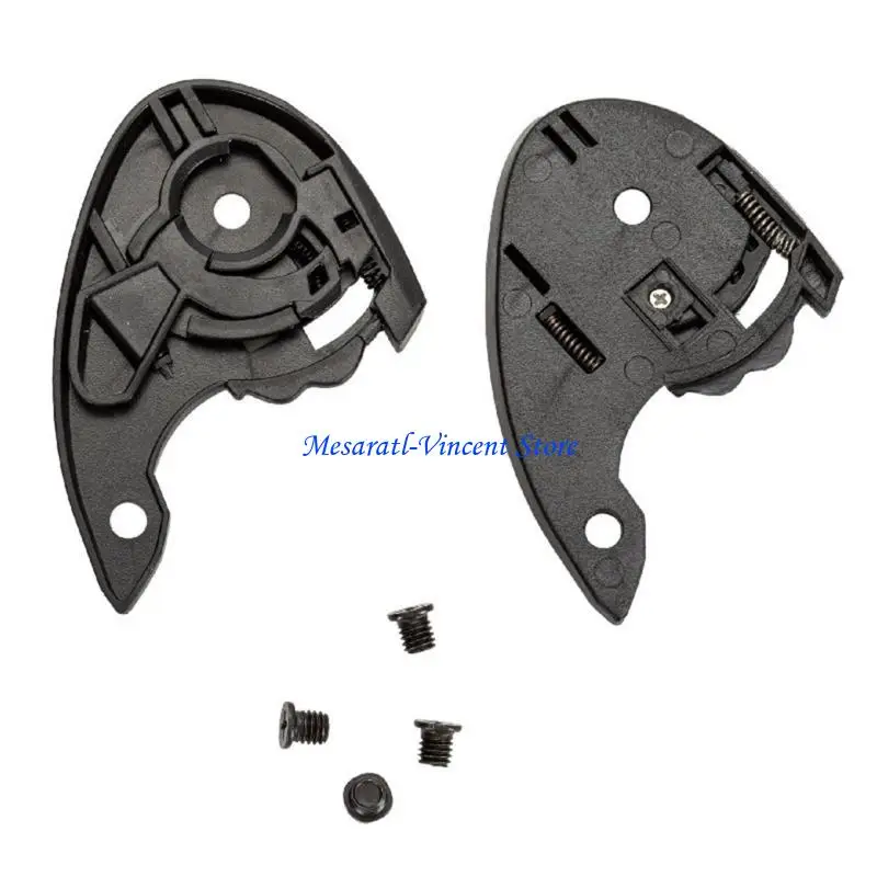 

A70F 1Pair Shield Pivots Base Plate Black for SHAFT 551 Helmets Base Plate