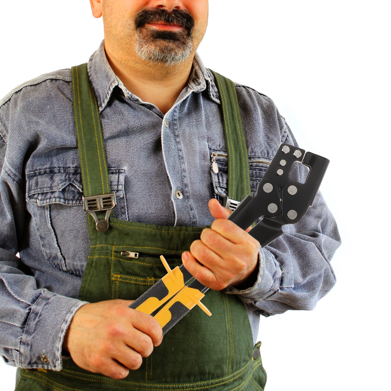 

Pliers Crimper 0.5-0.8Mm Steel Keel Clamp Tool Drywall Framing Punch Lock Plier Flat Mouth Pliers Hand Tool