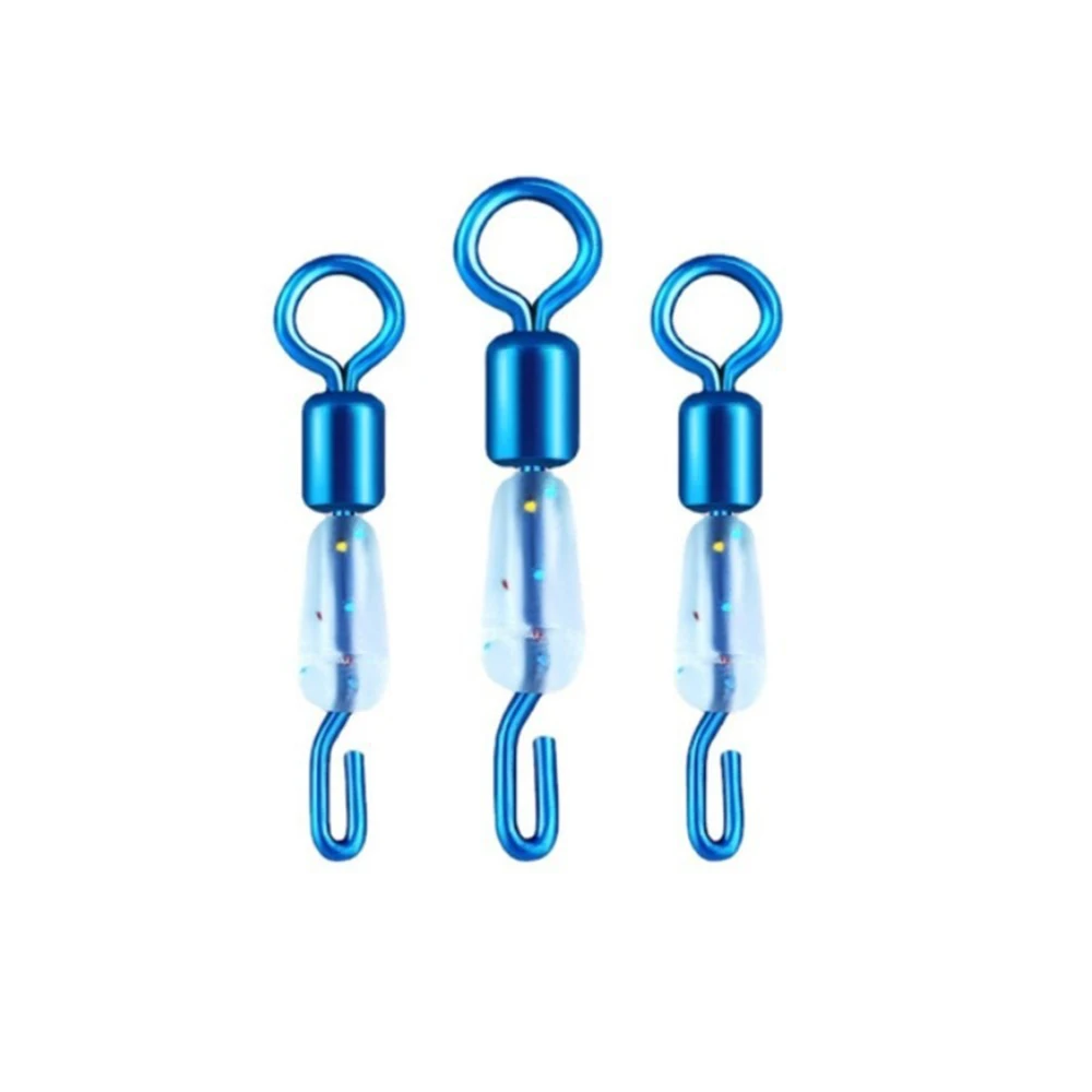 

10/30/50Pcs Quick Replacement Sub-Line Fishhook Connector Sub-Line Clip Opening Eight-Character Ring Connector Fishing Accessory