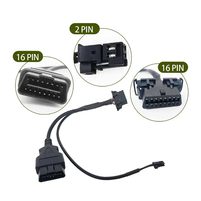 Immagine 3: Adattatore OBD 16PIN per auto per cavo OBD2 Bypass porta di sicurezza adatto per Dodge Cummins RAM HD 2018-2020 per Benz