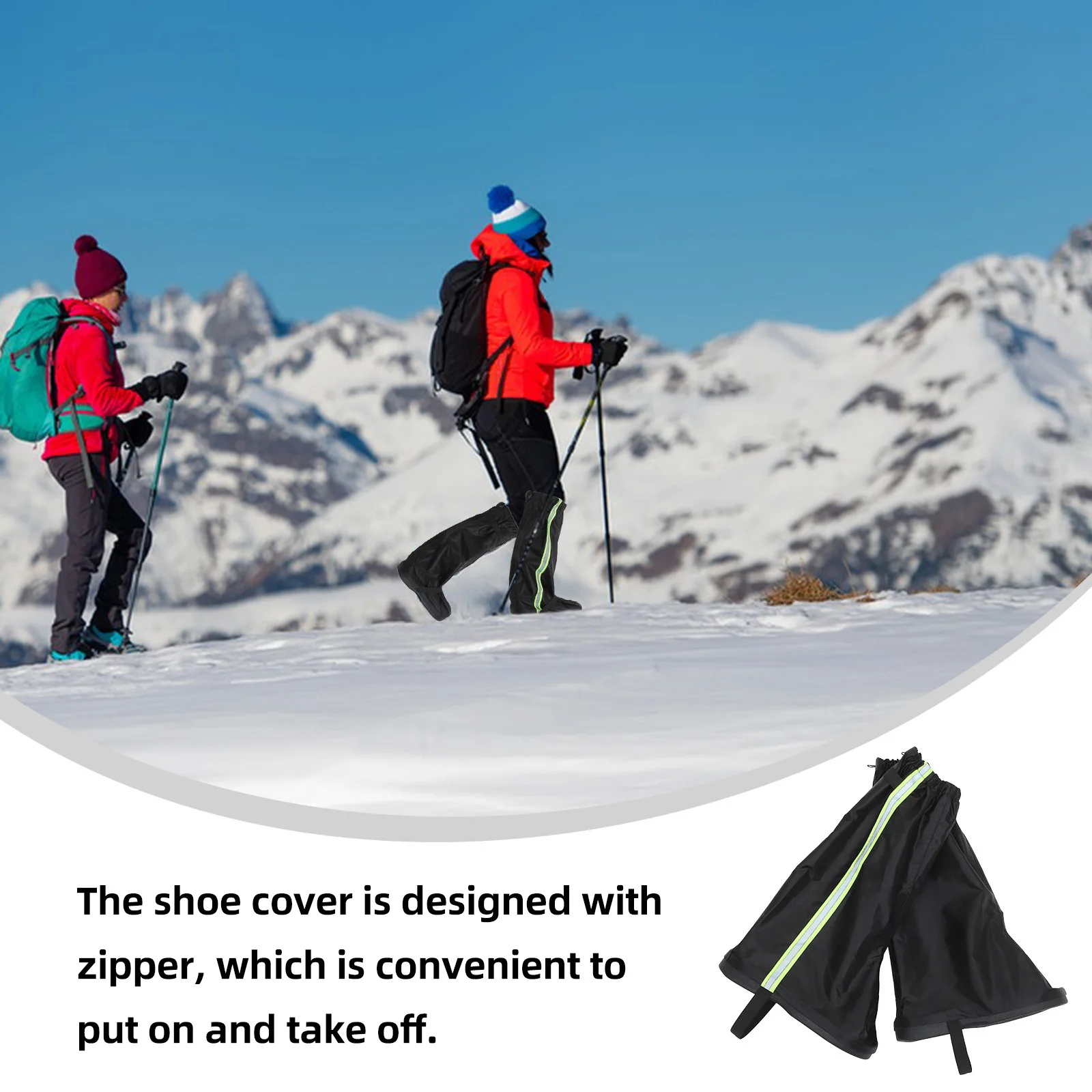 

Non slip Waterproof Shoe Cover Black XL Size 39 40 Oxford Cloth Cycling High Tube Rainproof Shoes Cover Wear resistant Boot