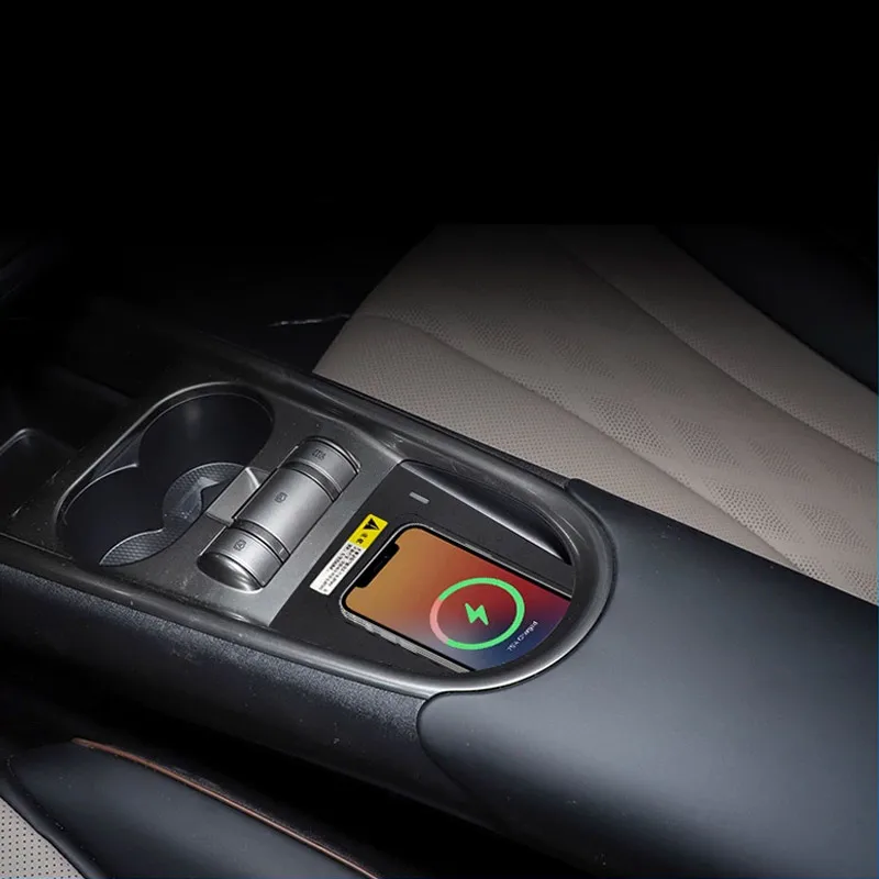 For BYD Dolphin 2021-2025 Car Wireless Charger Fast Cell Phone Charging Plate Adapter Interior Modification Accessories