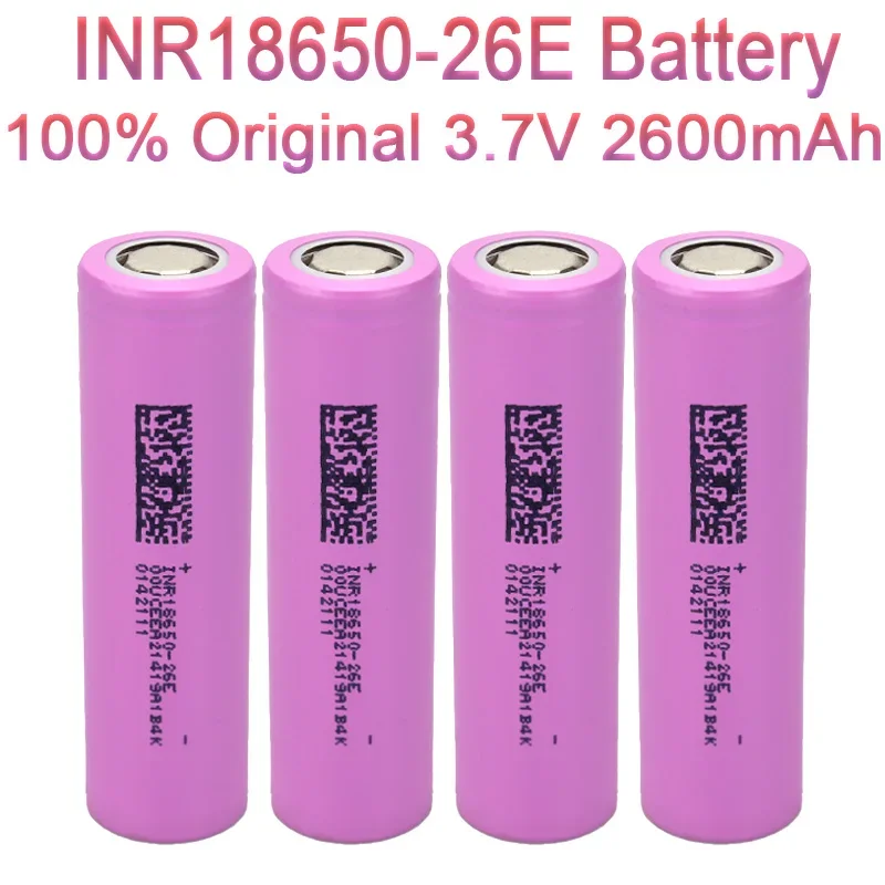 

JOUYM 2600mAh Power High Discharge 30A 18650 Lithium Rechargeable Batteries Cell 3.7V High Current