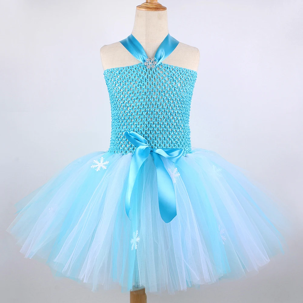 Elsa Princess Dresses for Girls Frozen Queen Costumes for Kids Christmas Holiday Outfit Children Birthday New Year Clothes Set