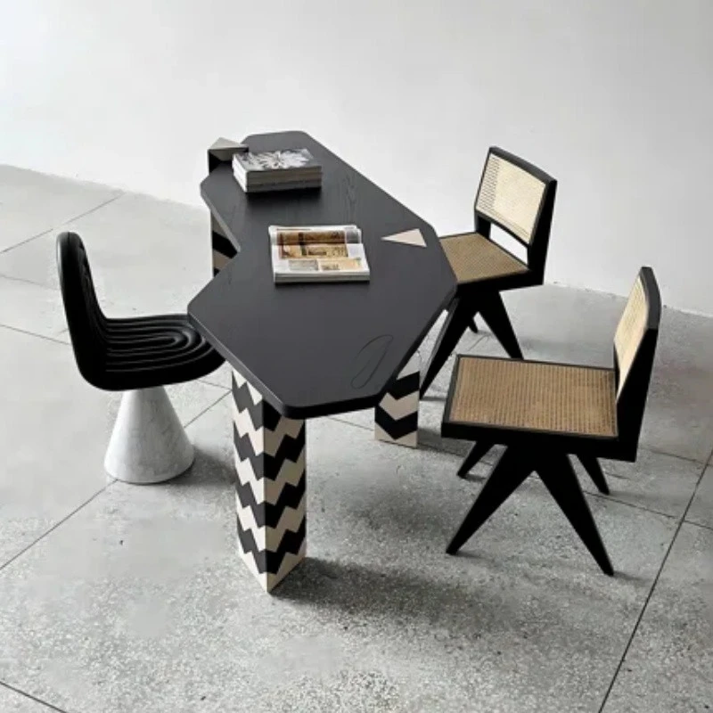 Beautiful Modern Office Desk Large Workstation Aesthetic Executive Reception Table Writing Mesa De Escritorio Office Furniture