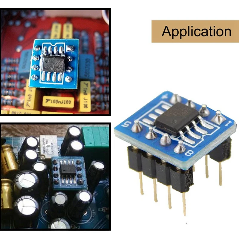 1Piece OPA627 X2 Turn To Dual Op Amp OPA627 Single Op Amp To Dual Op Amp Module SMD To DIP