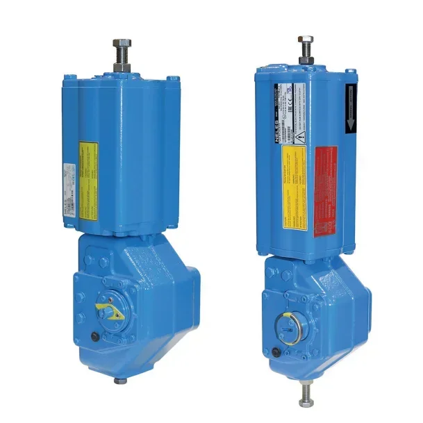 صمام الفراشة ذو العلامة التجارية الصينية مع مشغل Neles B1CU17/55L وموضع صمام KOSO EPA800