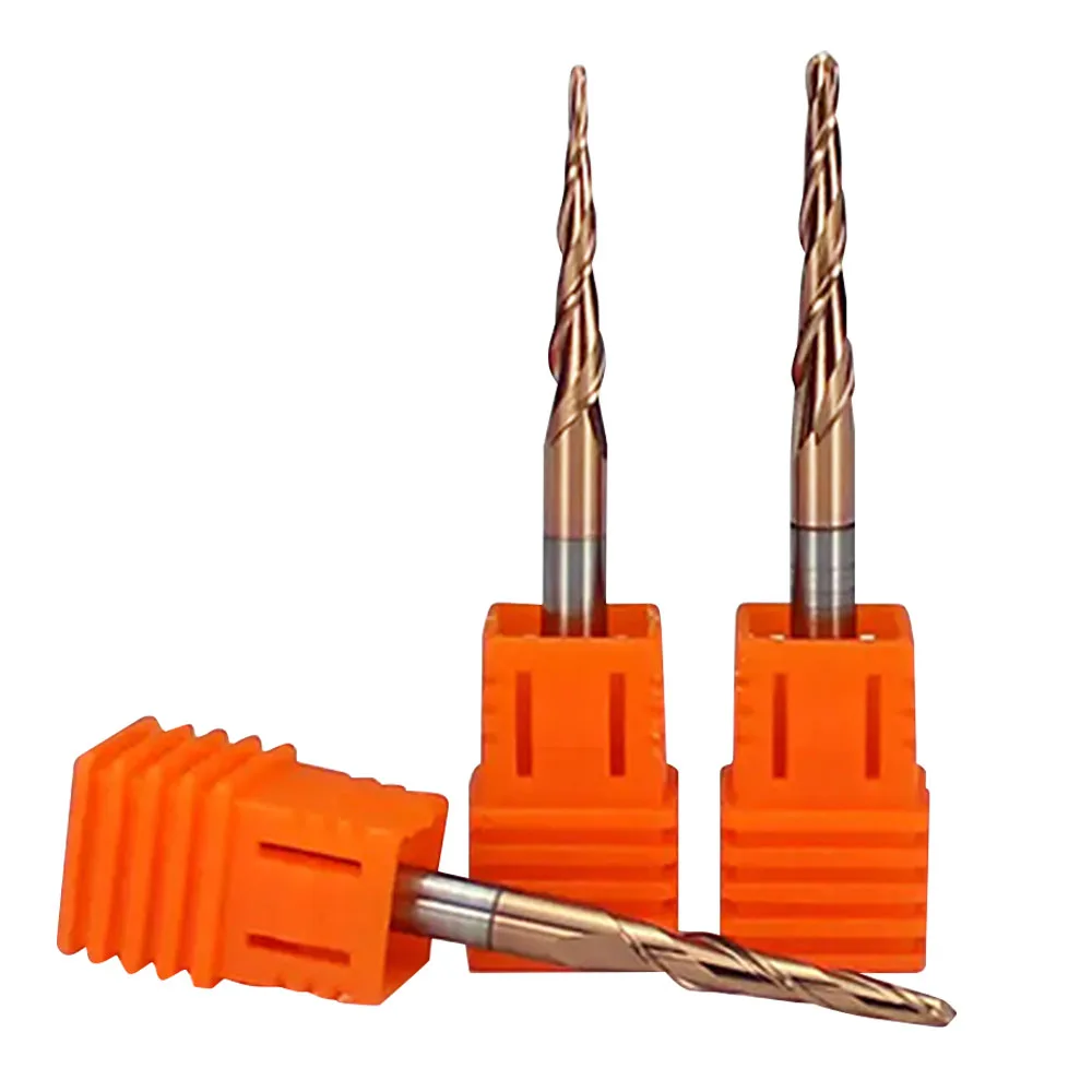 

CNC Wood Router Bits 2Flute CNC Wood Carving Bit Tools Carbide Taper Ball Nose End Mill 6mm