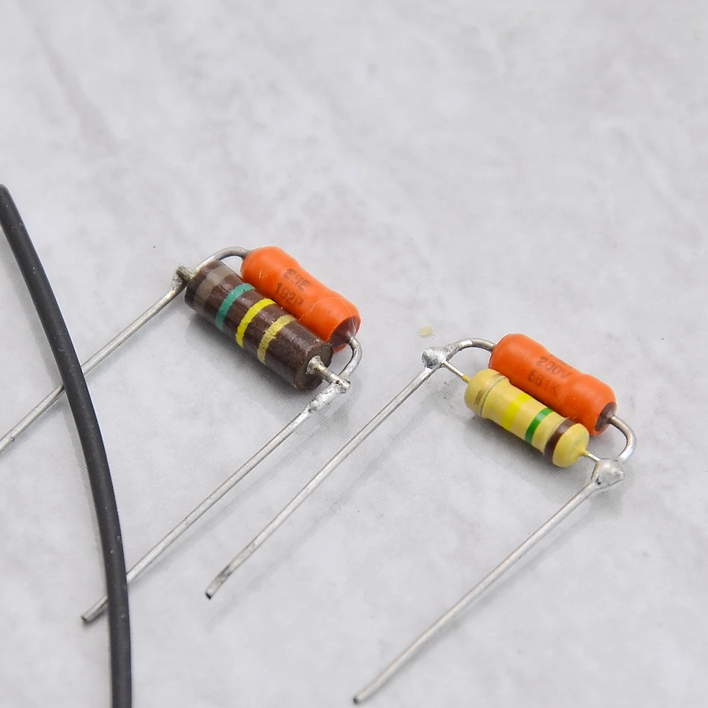 

1/10/100Pcs Electric Guitar Treble Bleed Kit Volume Potentiometer High Frequency Compensation Filter volume pot Capacitor