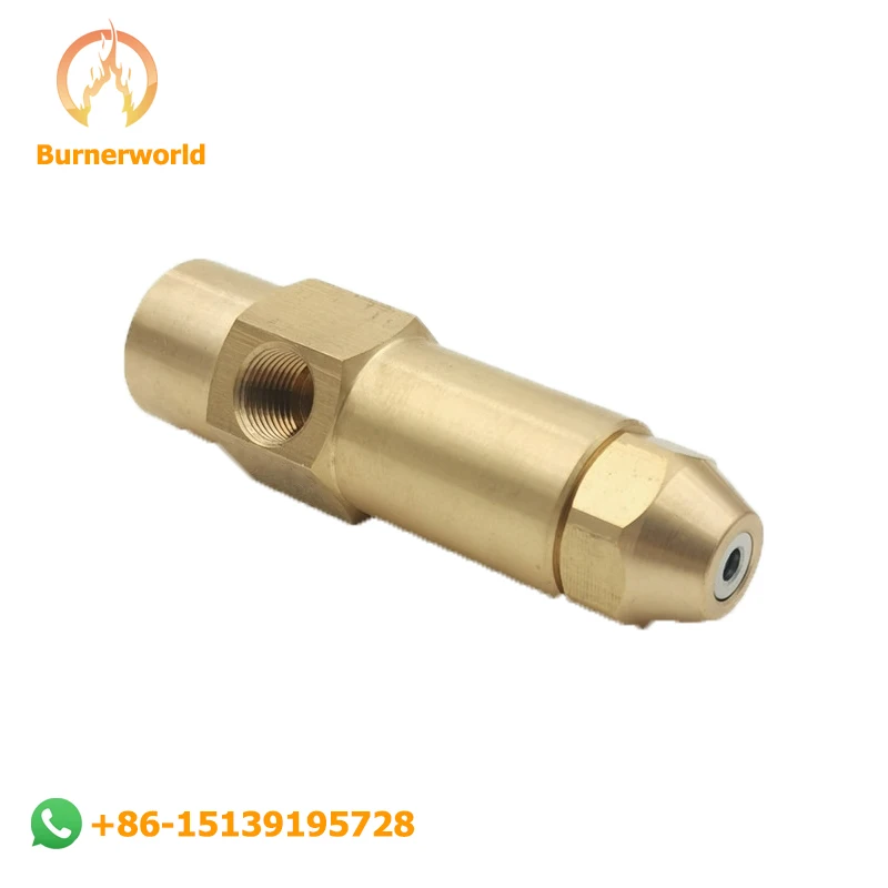 

Brass waste Oil Burner Nozzle Siphon Full Cone Oil Mist Jet Diesel Heater Igniter Air Atomizing Nozzle Boiler Oil Injector