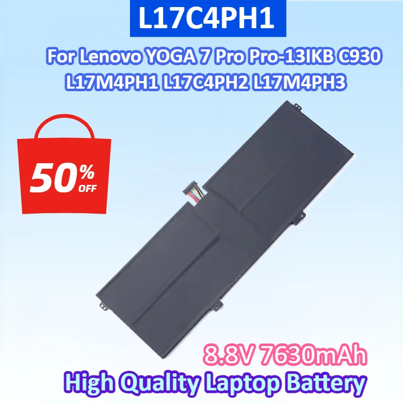 Newest L17C4PH1 8.8V 7630mAh Laptop Battery for Lenovo YOGA 7 Pro Pro-13IKB C930 C930-13IKB 81C4 L17M4PH1 L17C4PH2 L17M4PH3