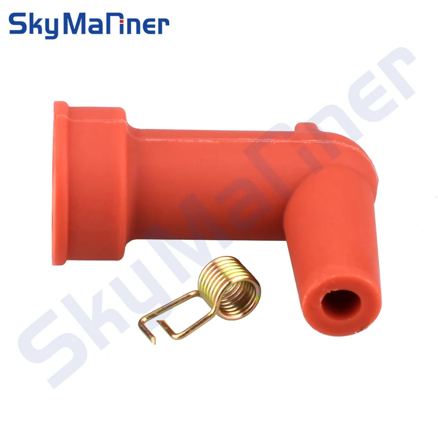 

62E-82371 Plug Cap For Yamaha Outboard Motor 2 Stroke 9.9HP 15HP 40HP Replaces 62E-82371-11 62E-82371-11-00 Boat Bngine Parts