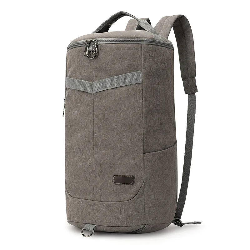 Large capacity canvas bag Retro men's backpack leisure travel bag Girls' schoolbag Multi-functional cross-body bag