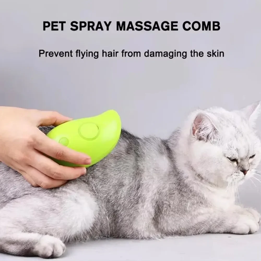 Massage cleaning 2 in1 Pet Brushes Self Cleaning Steam Dog accessories Removing Hair Spray Cat Bath Brush