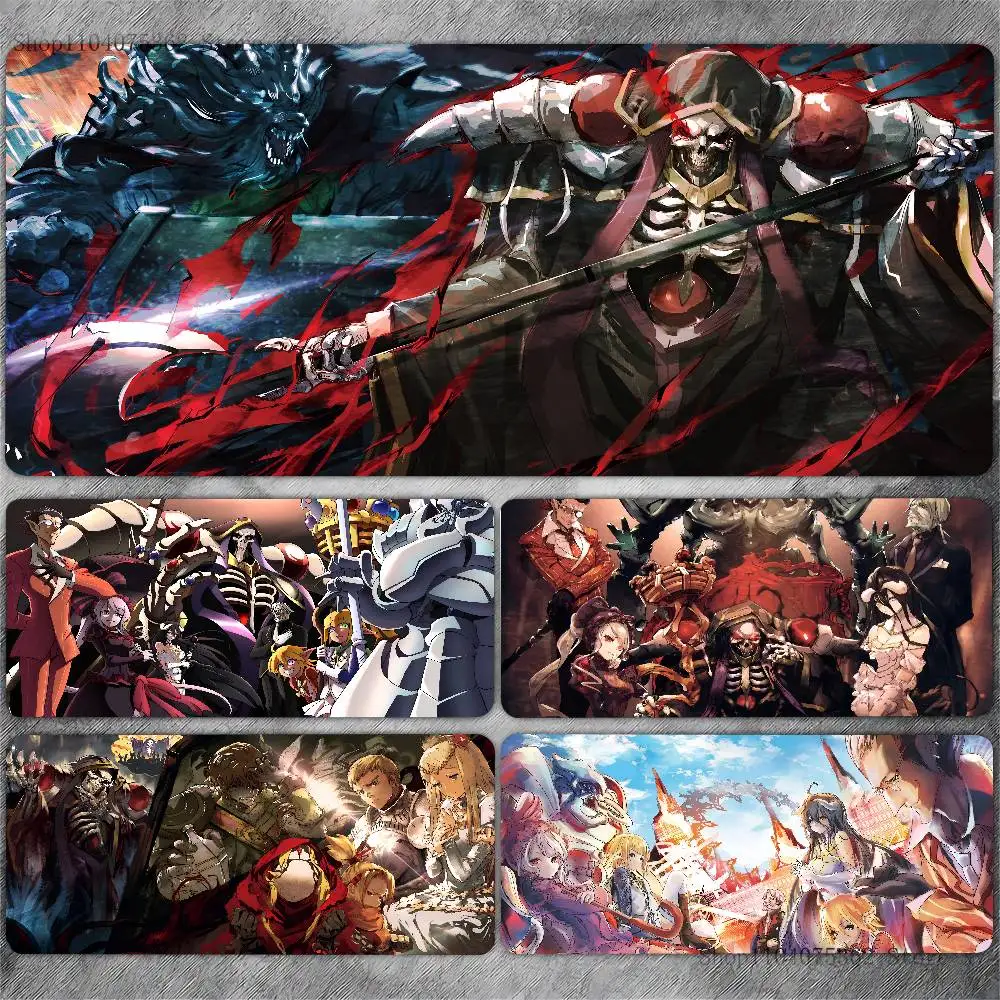 Overlord Anime Mousepad Large Keyboard Desk Mat Gaming Mouse Pad LockEdge Non-slip Mat