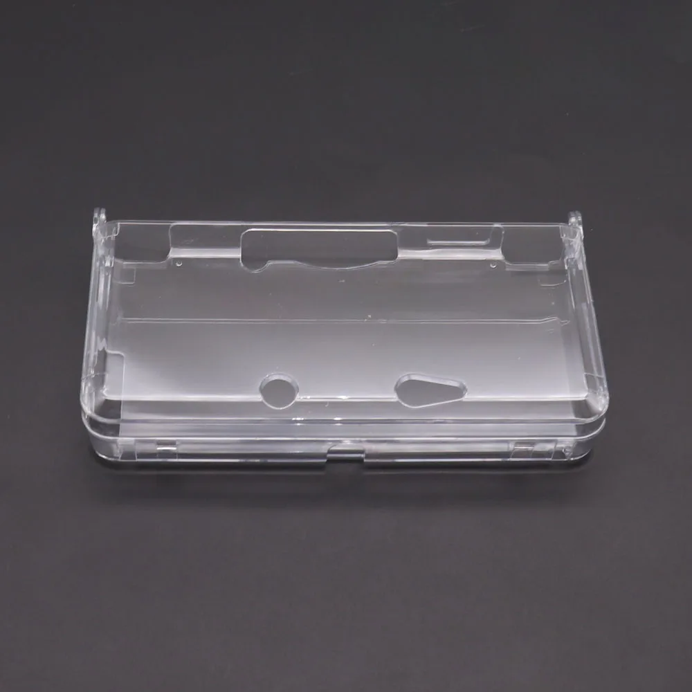 Clear Split Transparent Hard Case for 3DS, Protective Shell with Screen Protector and Stylus Pen - view 4