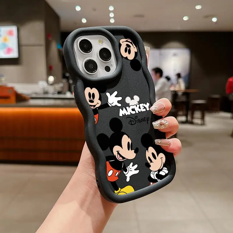 Disney Mickey Minnie Case For Redmi 14C 13C 12C 13 12 10C 9C 9T A1 A2 Plus A3 Note 13 Pro 5G 12 4G 11 10 Pro Plus 10S 11S Cute