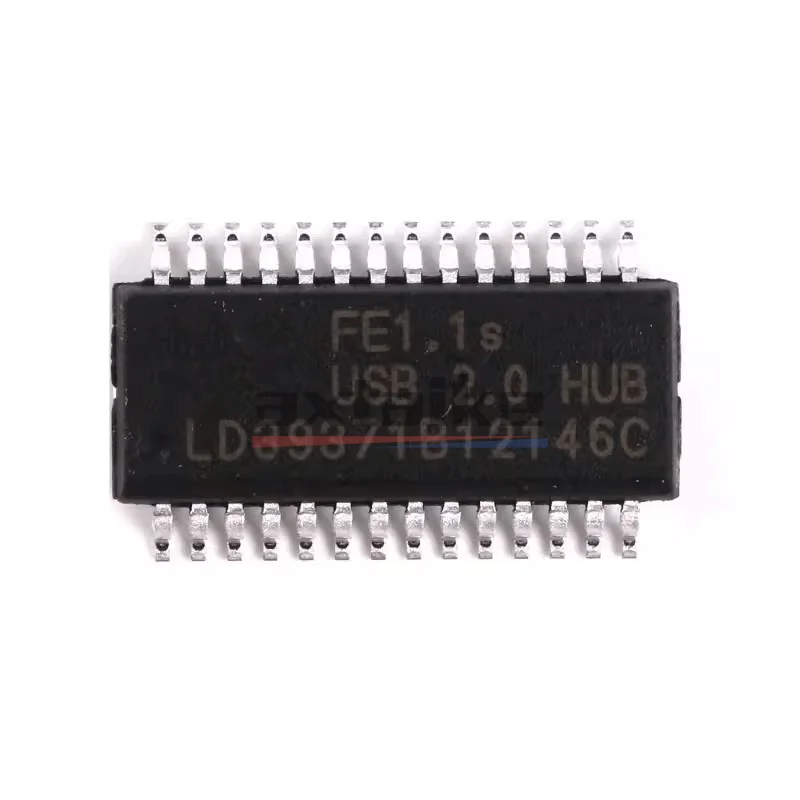 5/10PCS FE1.1S SSOP-28 USB 2.0 Hub Controller IC 4-Port High-Speed SMD Chip FE1.1 / FE1.1s-BSOP28BCN