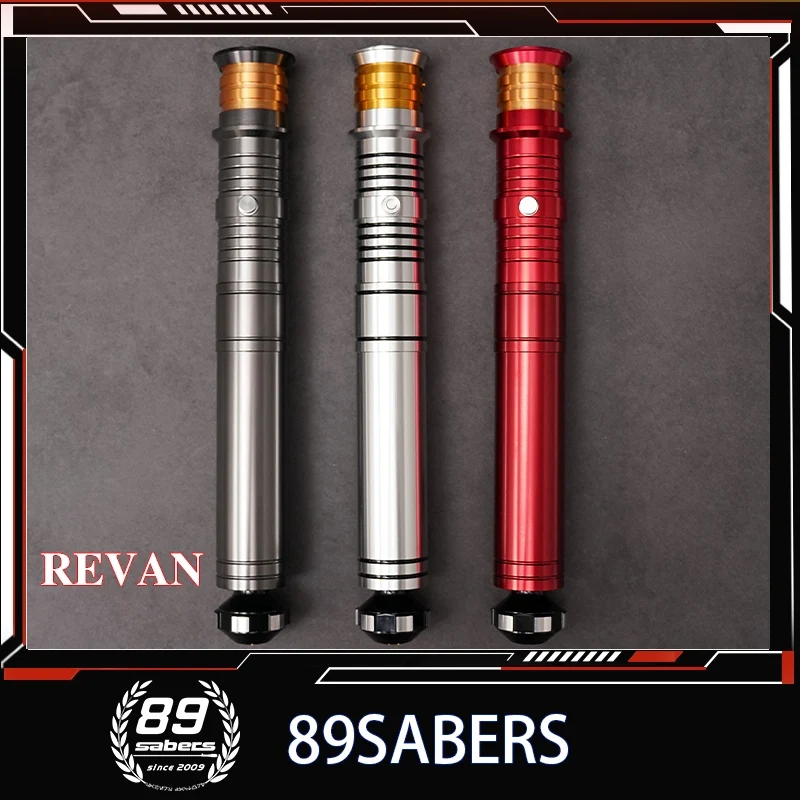 [89SABERS] Raven Lightsaber، جميع المواد المعدنية، إعادة طباعة مقاسات دعامة الفيلم 1:1، مع 19 مجموعة من الخطوط الصوتية والمؤثرات الضوئية.