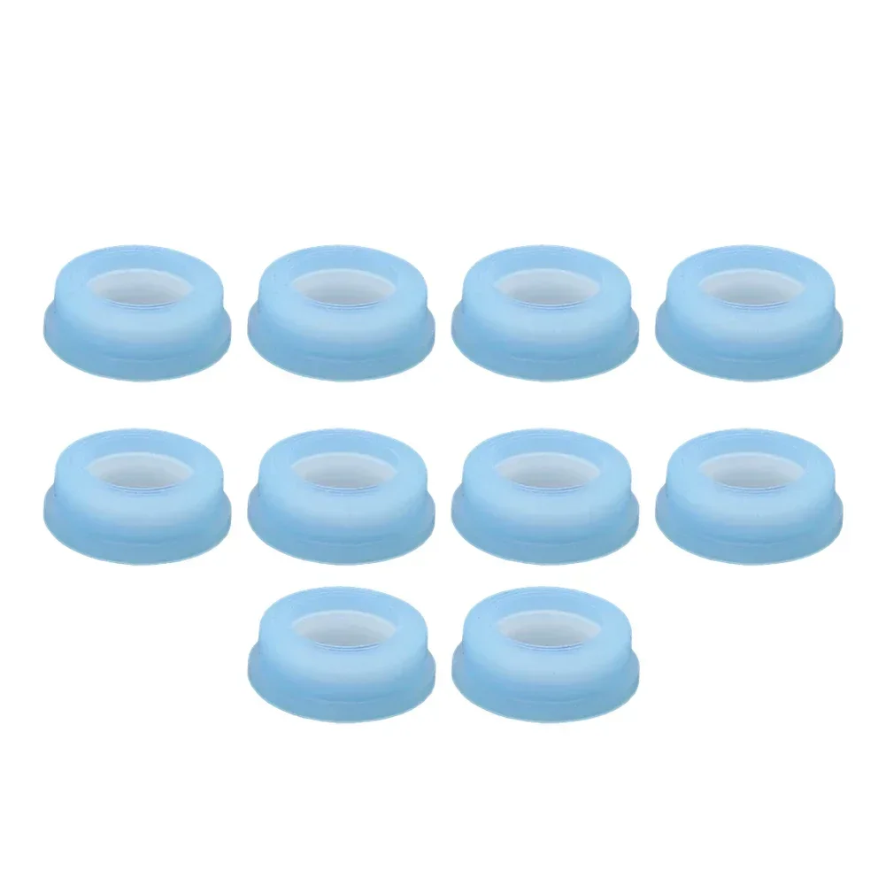 10pcs Valve Core Silicone Seal Core Bench Leak Ring Practical Hardware Accessories 17*6.5MM Toilet Angle Valves Sealing Ring