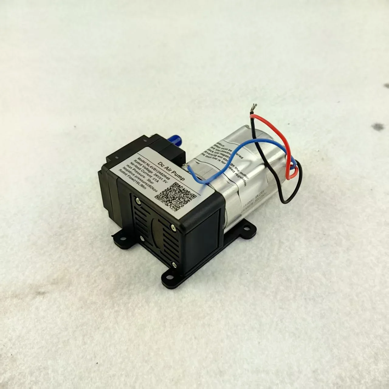 3bar positive pressure  air pump 16L/Min dc diaphragm brushless vacuum pump max negative pressure 82kpa