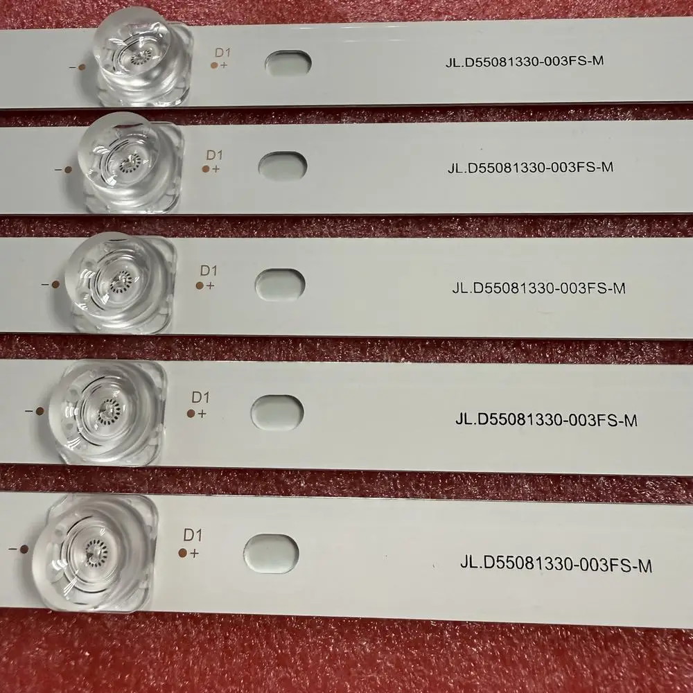 5pcs/set 8LED LED Strip for Hisense 55R6E 55A6100UW 55A6100UWR 55R6000E 55R6040E 55R6109
