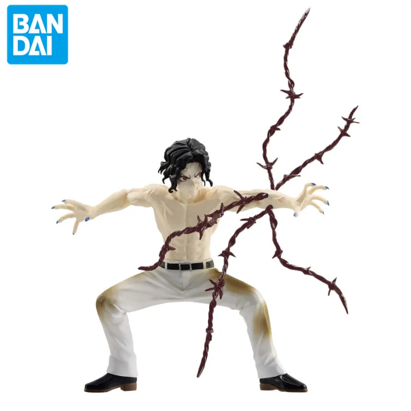 Bandai Genuine Anime Demon Slayer Kibutsuji Muzan PVC 17cm Character Scene Ornament Figure Model Toy Gift Doll Collection