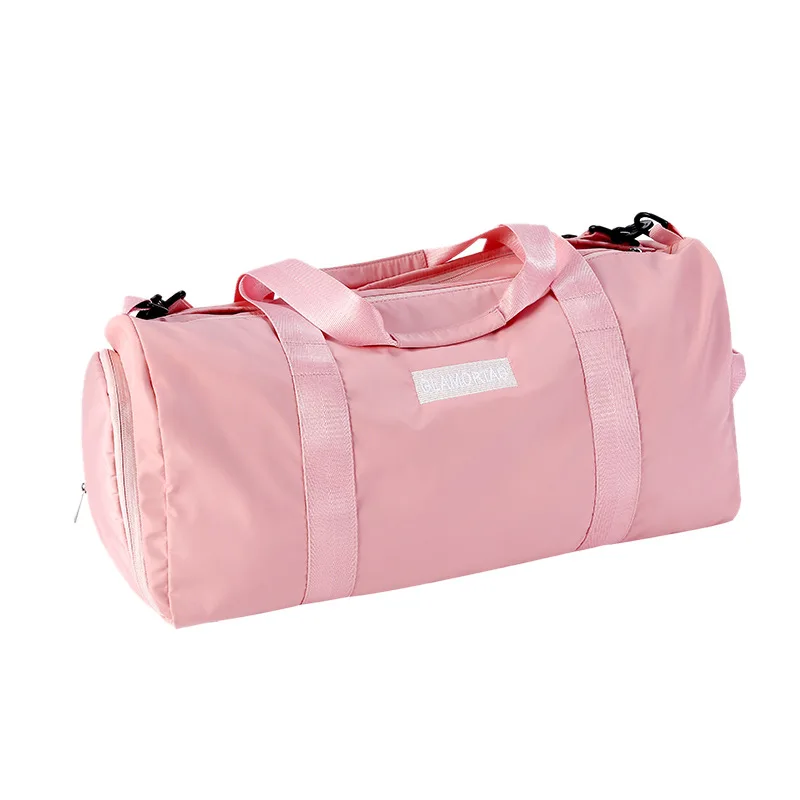 Bolsa de lona impermeable con compartimentos para zapatos y ropa húmeda, bolsa pequeña para escapada de fin de semana para mujer, Gimnasio Deportivo